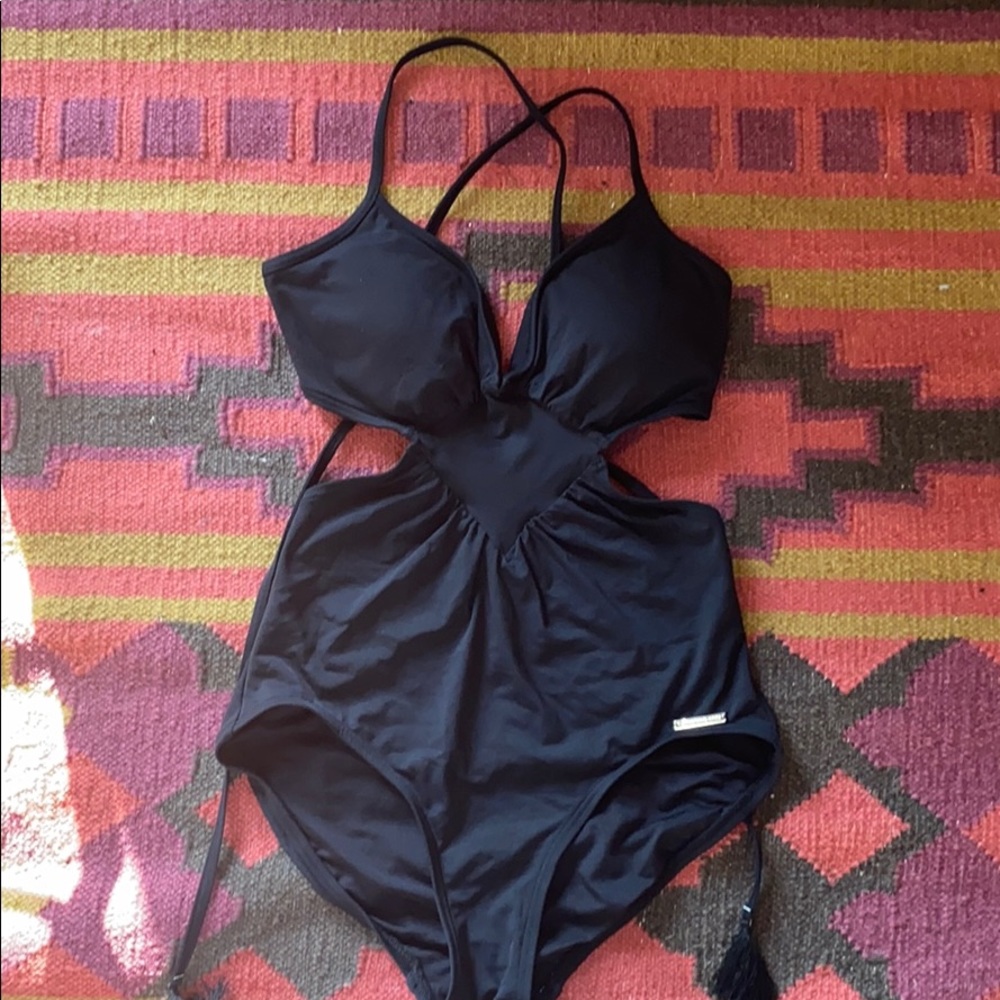 Micheal Kors black swimsuit size 8